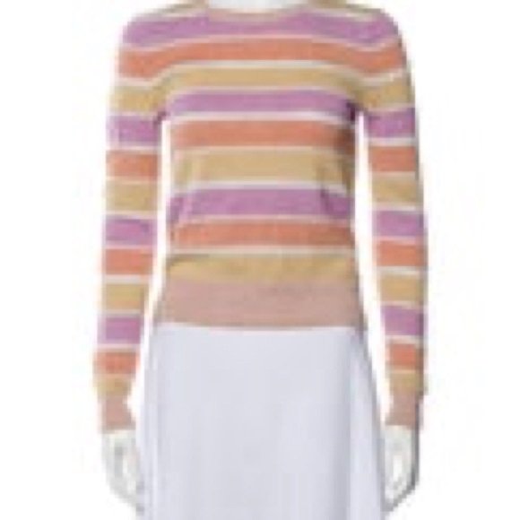 Veronica Beard - Raimi Color-Blocked Pullover Sweater - Pastel Multi - Picture 5 of 12
